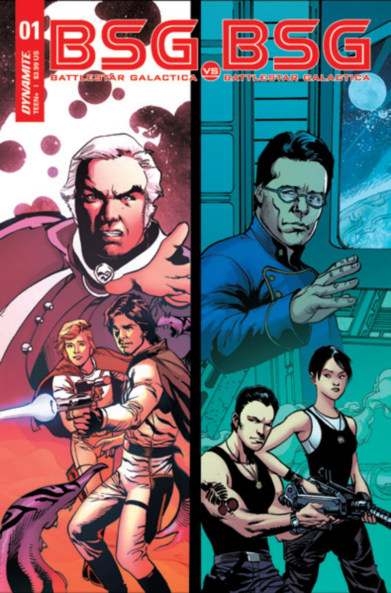 Illustration for article titled The Two Battlestar Galactica Crews Are Going Head to Head in a New Comic